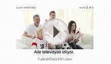 Learn Turkish with Video - Learn the Best Way to Spend